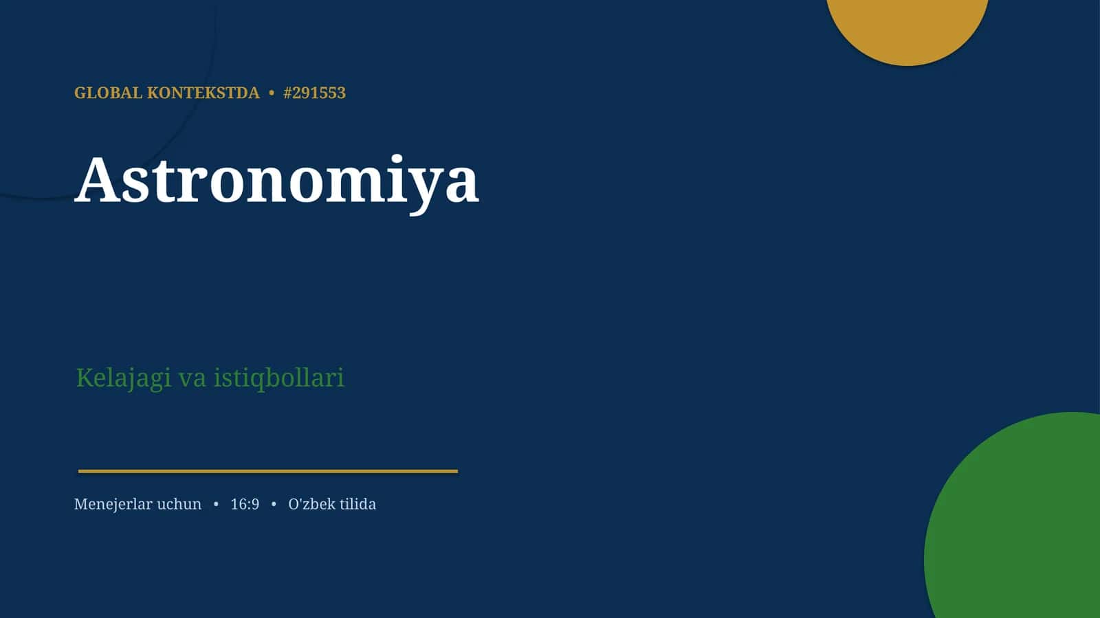 Astronomiya 1