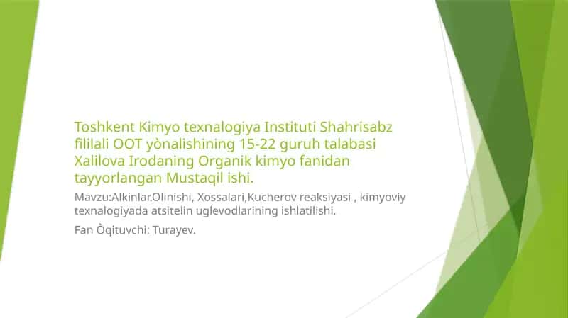 Alkinlar 1