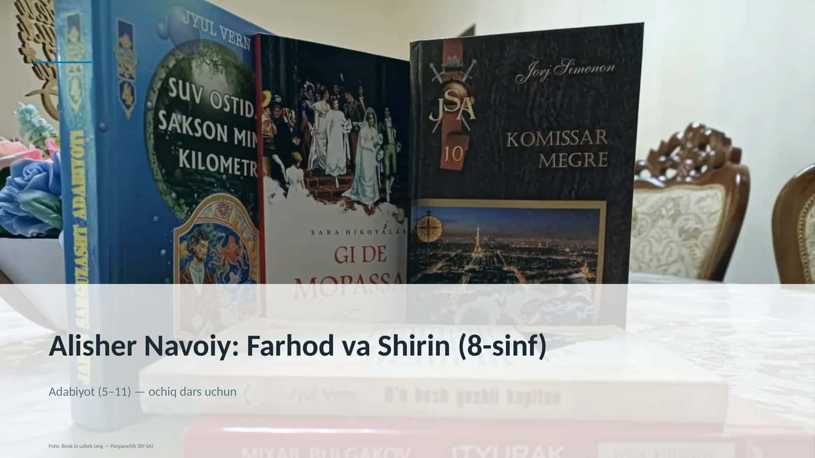 Alisher Navoiy: Farhod va Shirin (8-sinf) 1