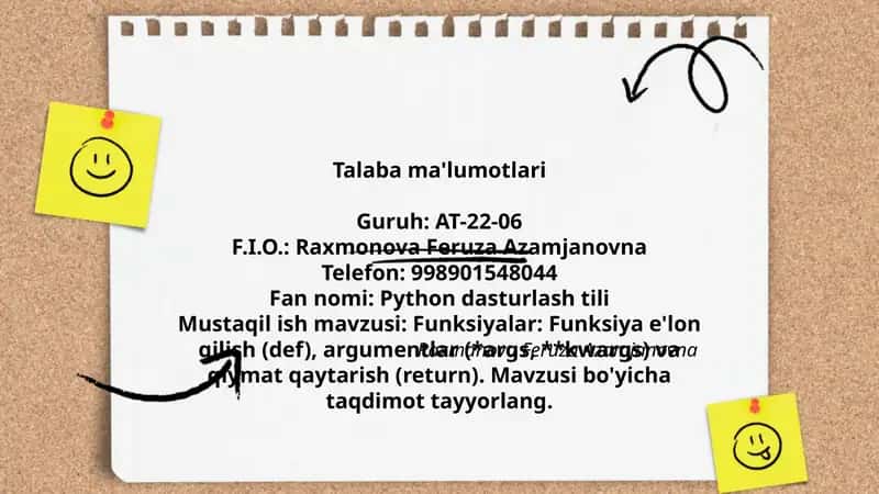 Python dasturlash tili 1
