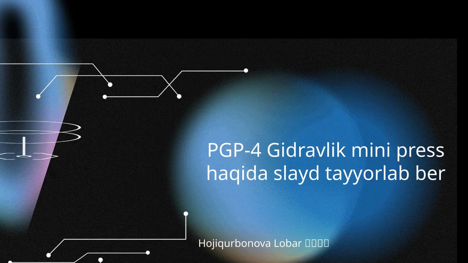 PGP-4 Gidravlik mini press 1