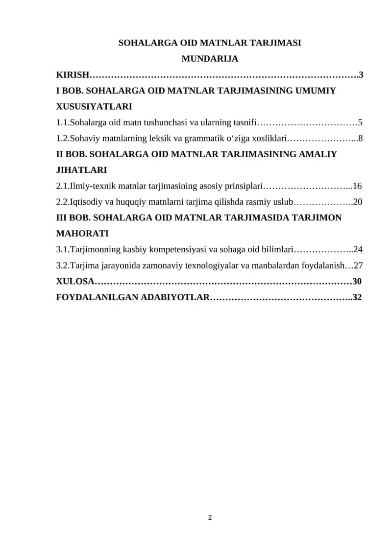SOHALARGA OID MATNLAR TARJIMASI 1