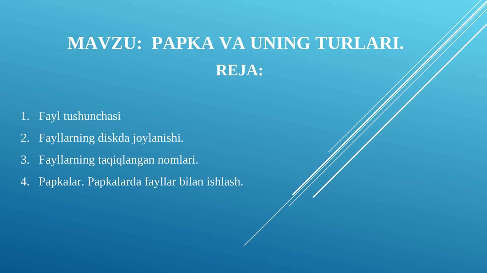 PAPKA VA UNING TURLARI 1