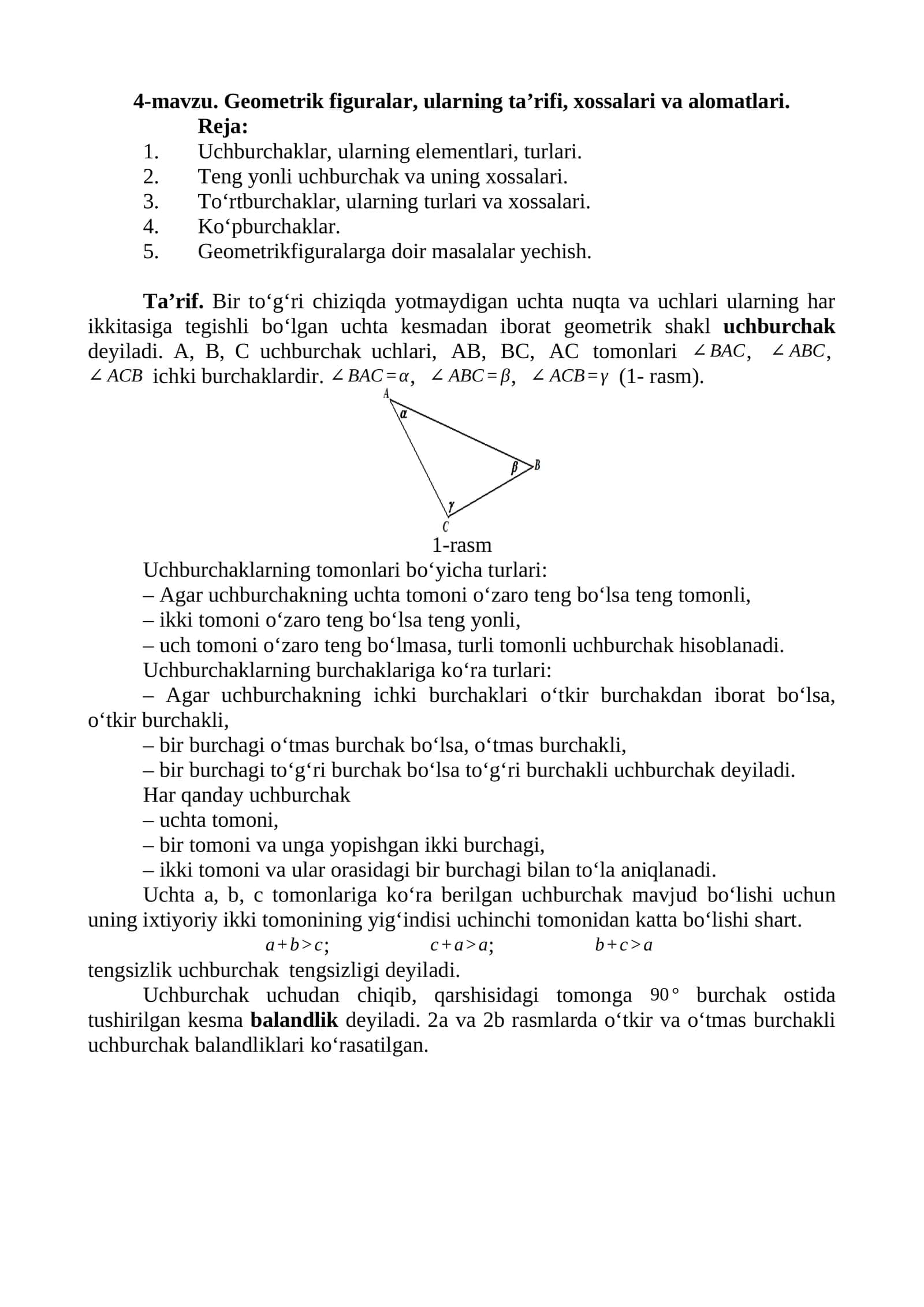 Geometrik figuralar 1