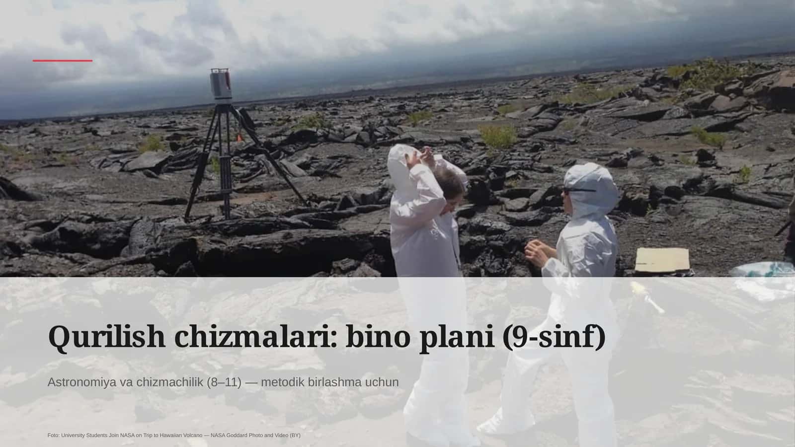 Qurilish chizmalari: bino plani (9-sinf) 1