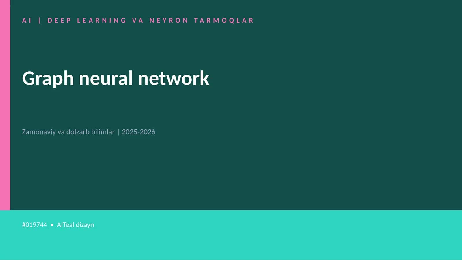 Graph neural network 1