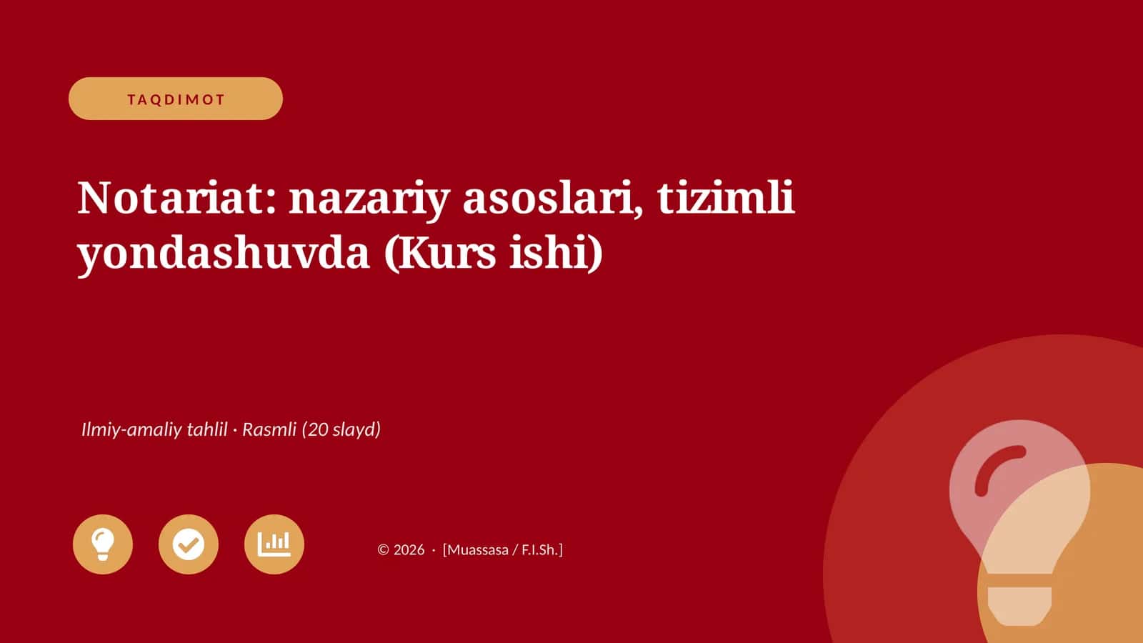 Notariat: nazariy asoslari, tizimli yondashuvda (Kurs ishi) 1