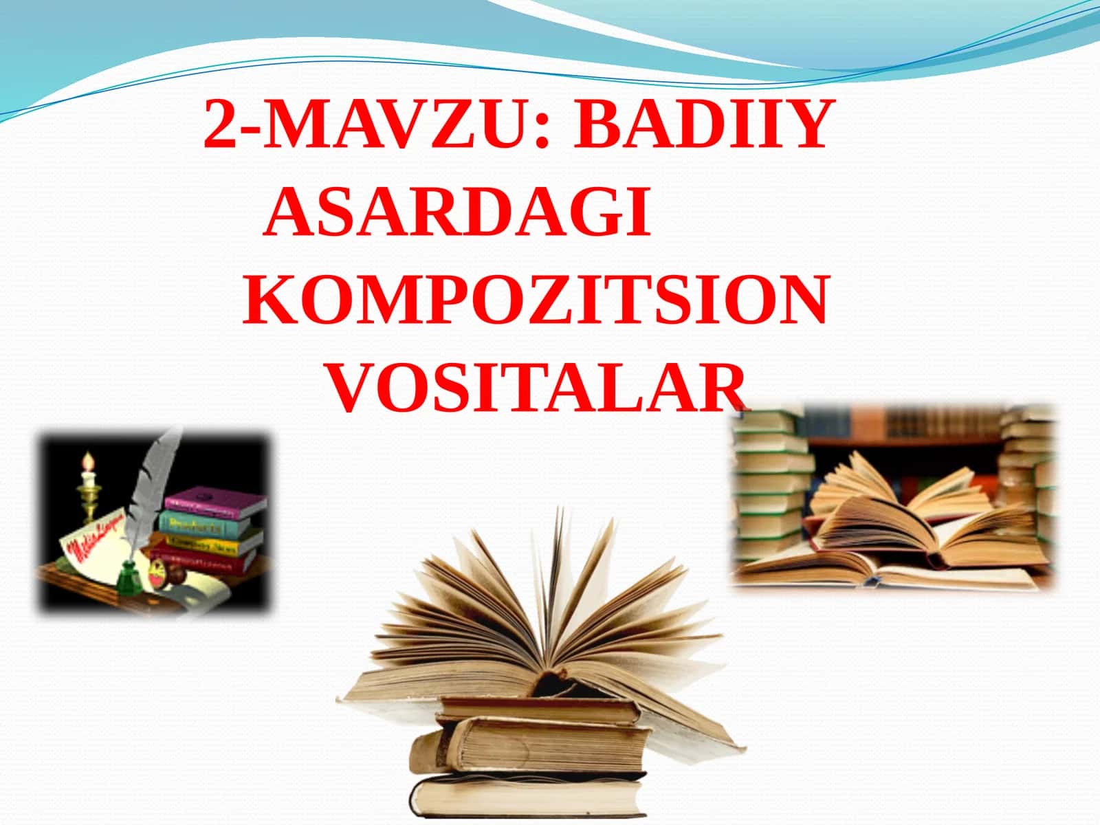 Badiiy asar DAGI kompozitsiONVOSITALAR 1