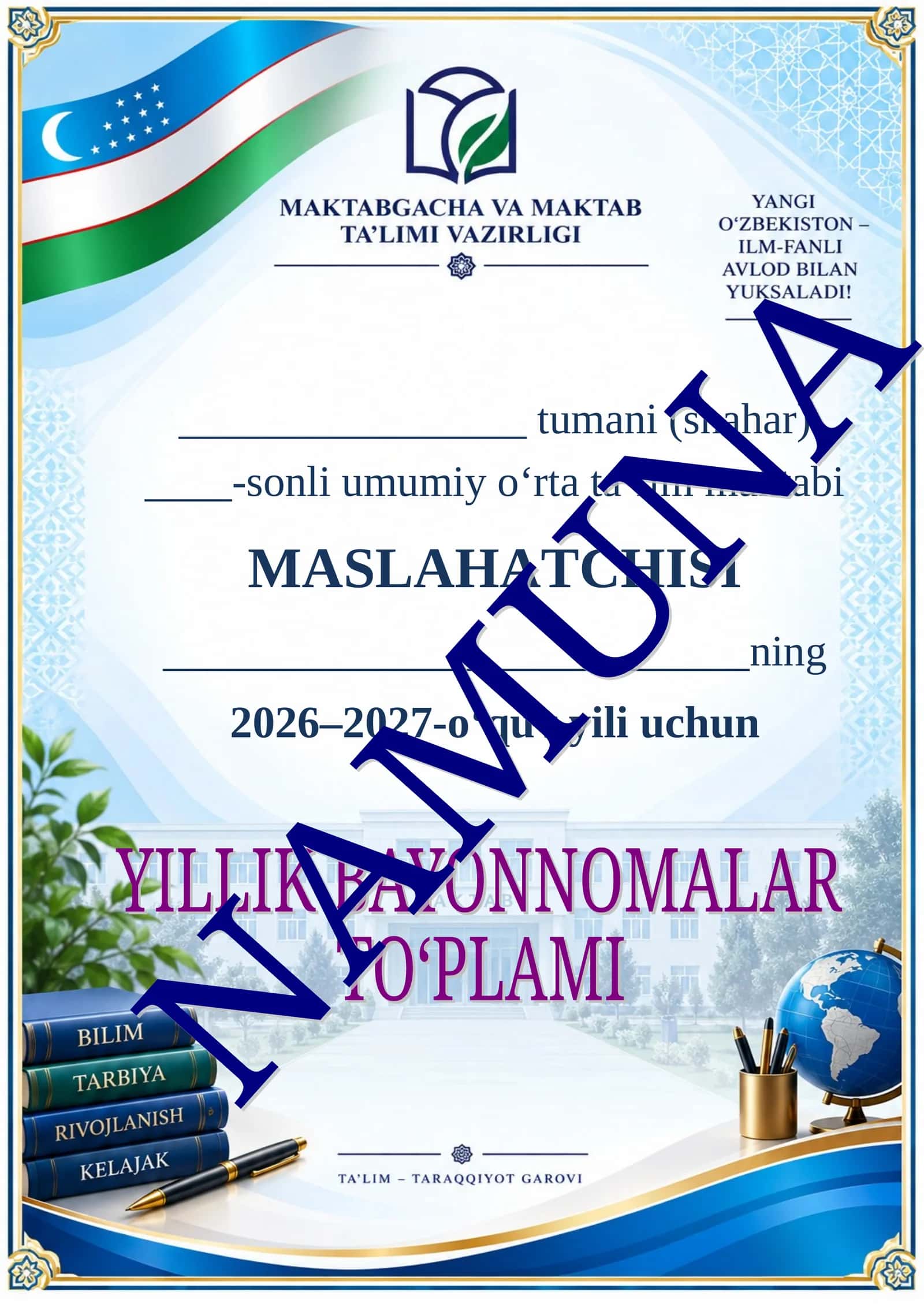 Maktab Maslahatchisi Bayonnoma 1