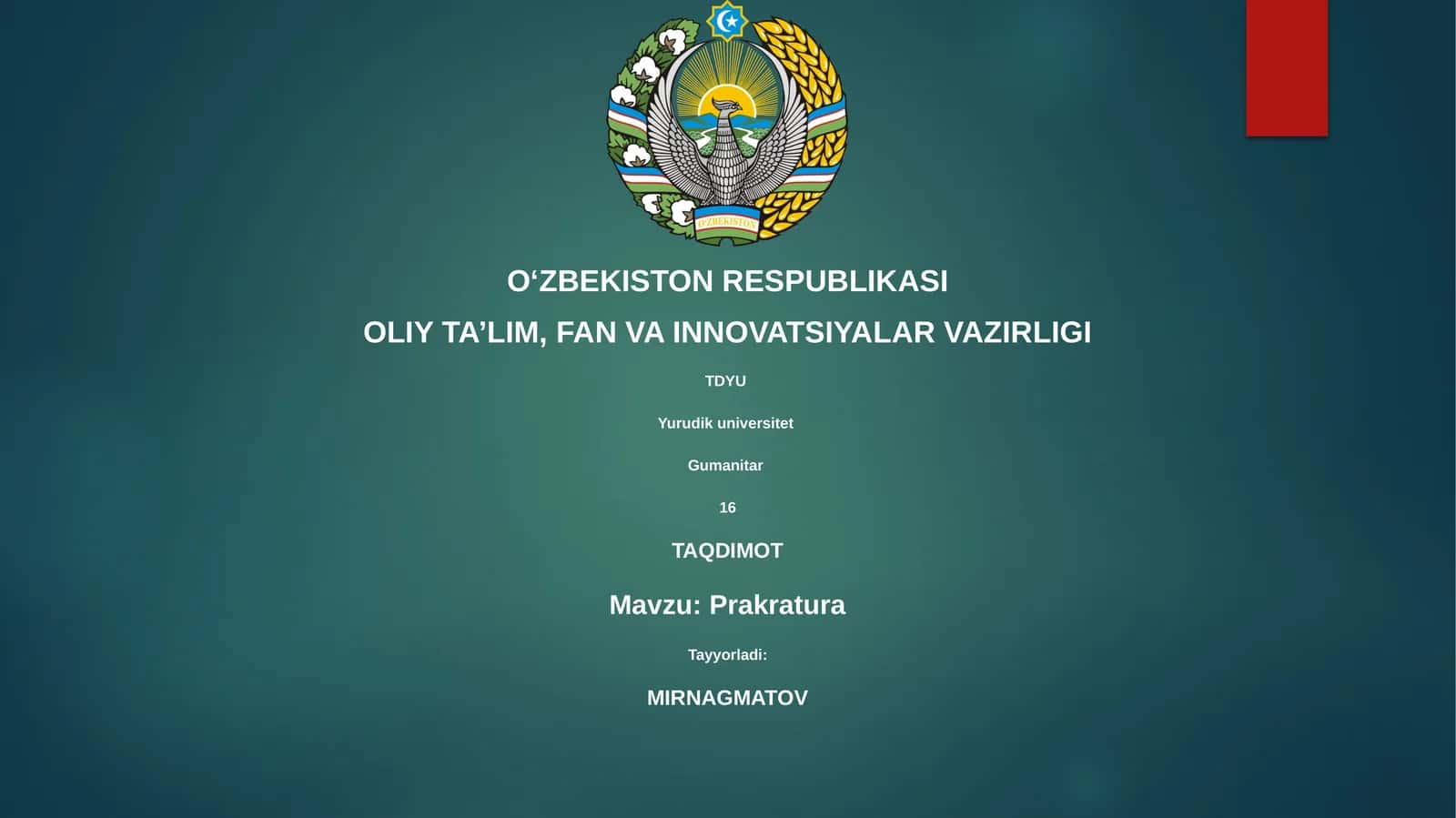 Prakratura 1