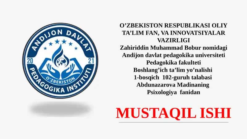 Pedagogik faoliyatda muloqot 1