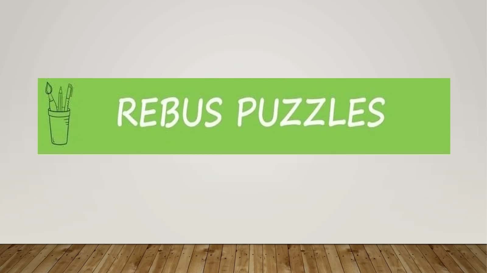 Rebus puzzle in English presentation 1