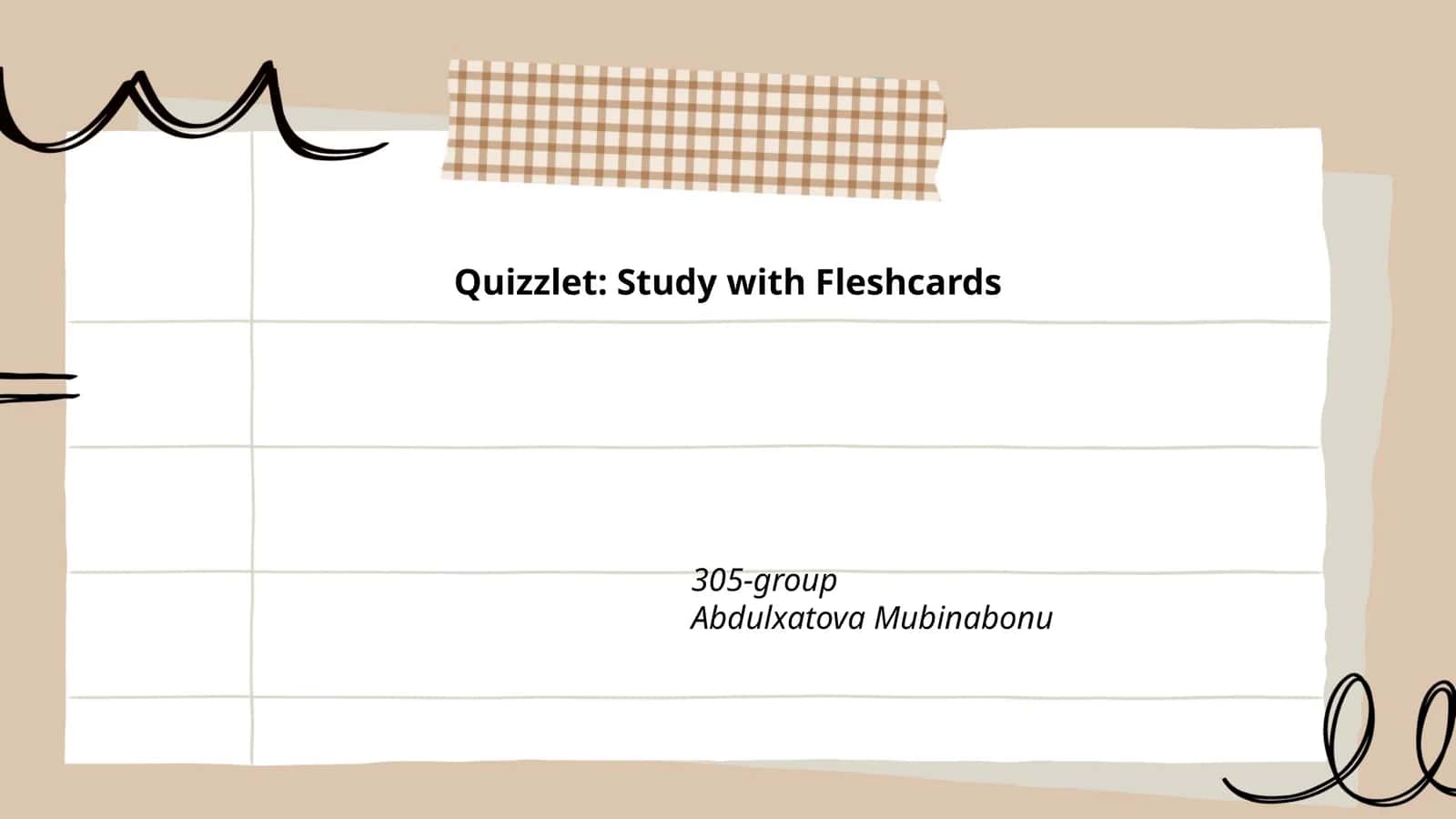 Quizzlet: Study with Fleshcards 1