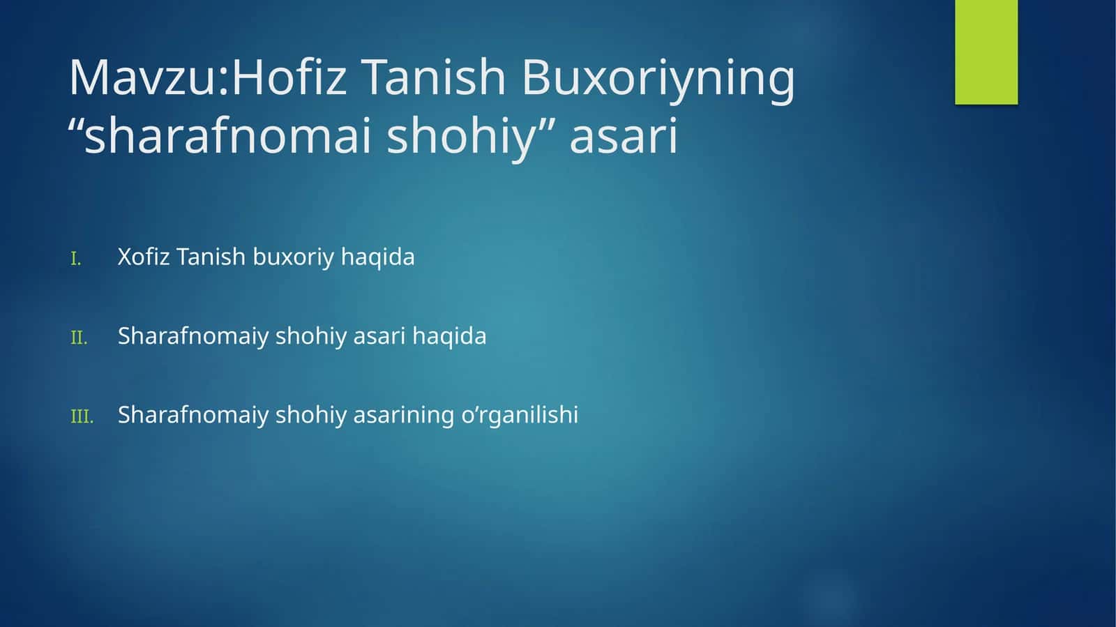 Hofiz Tanish Buxoriy 1