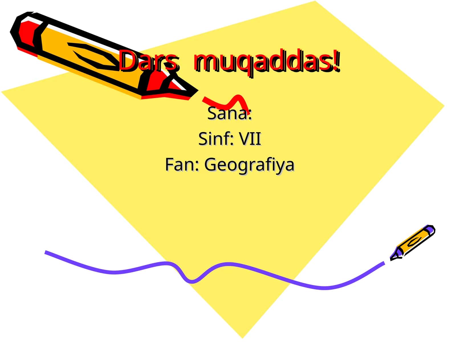 Dars muqaddas! 1