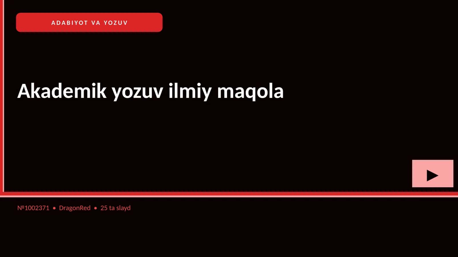 ADABIYOT VA YOZUV 1
