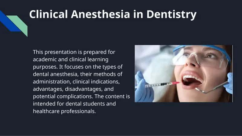 Clinical Anesthesia in Dentistry 1
