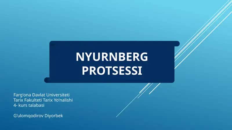 Nyurnberg protsessi 1