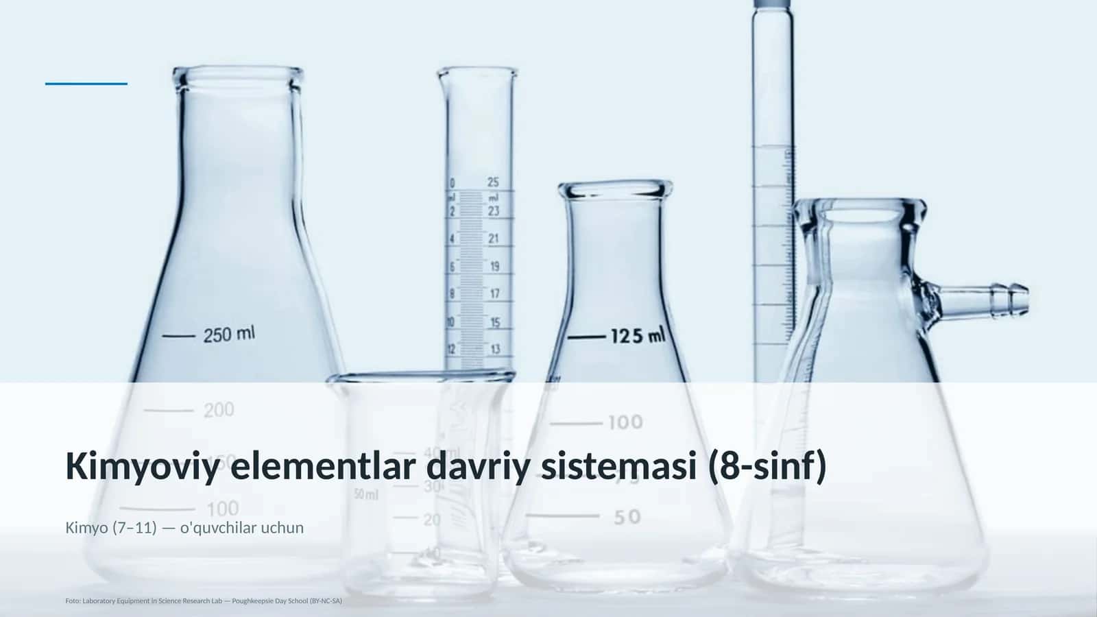 Kimyoviy elementlar davriy sistemasi (8-sinf) 1