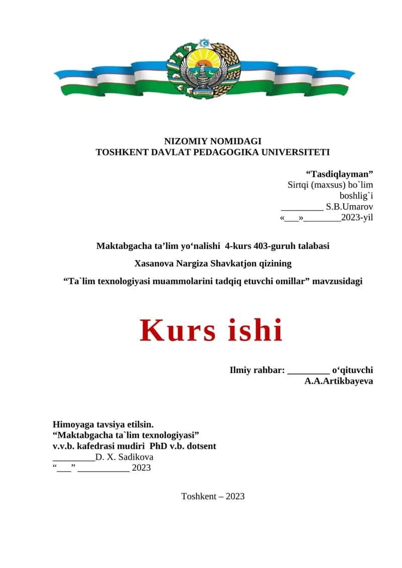 Ta`lim texnologiyasi muammolarini tadqiq etuvchi omillar 1