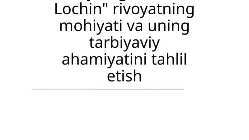 Ovchi va Lochin 1