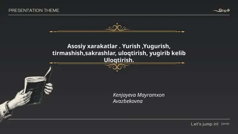 Asosiy xarakatlar 1
