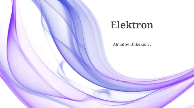 Elektron 1