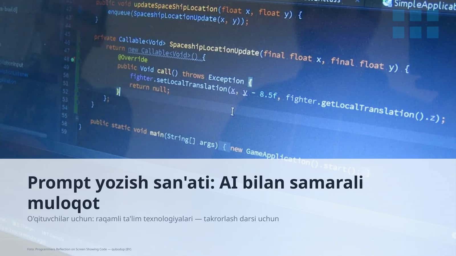 Prompt yozish san'ati: AI bilan samarali muloqot 1