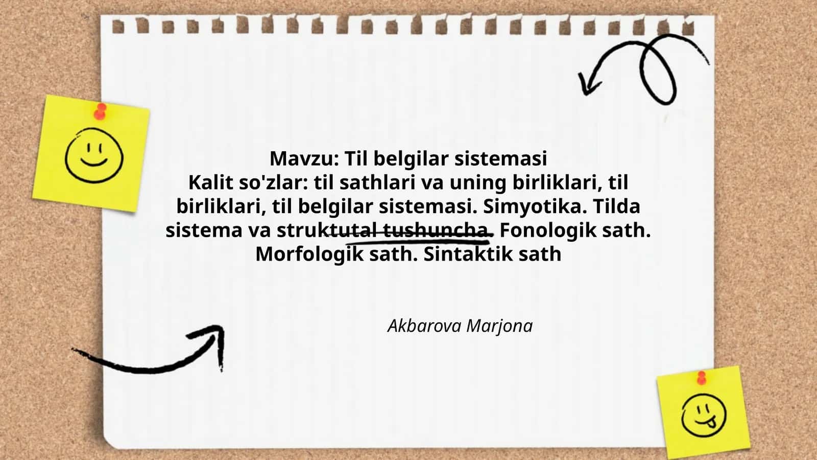 Til belgilar sistemasi 1