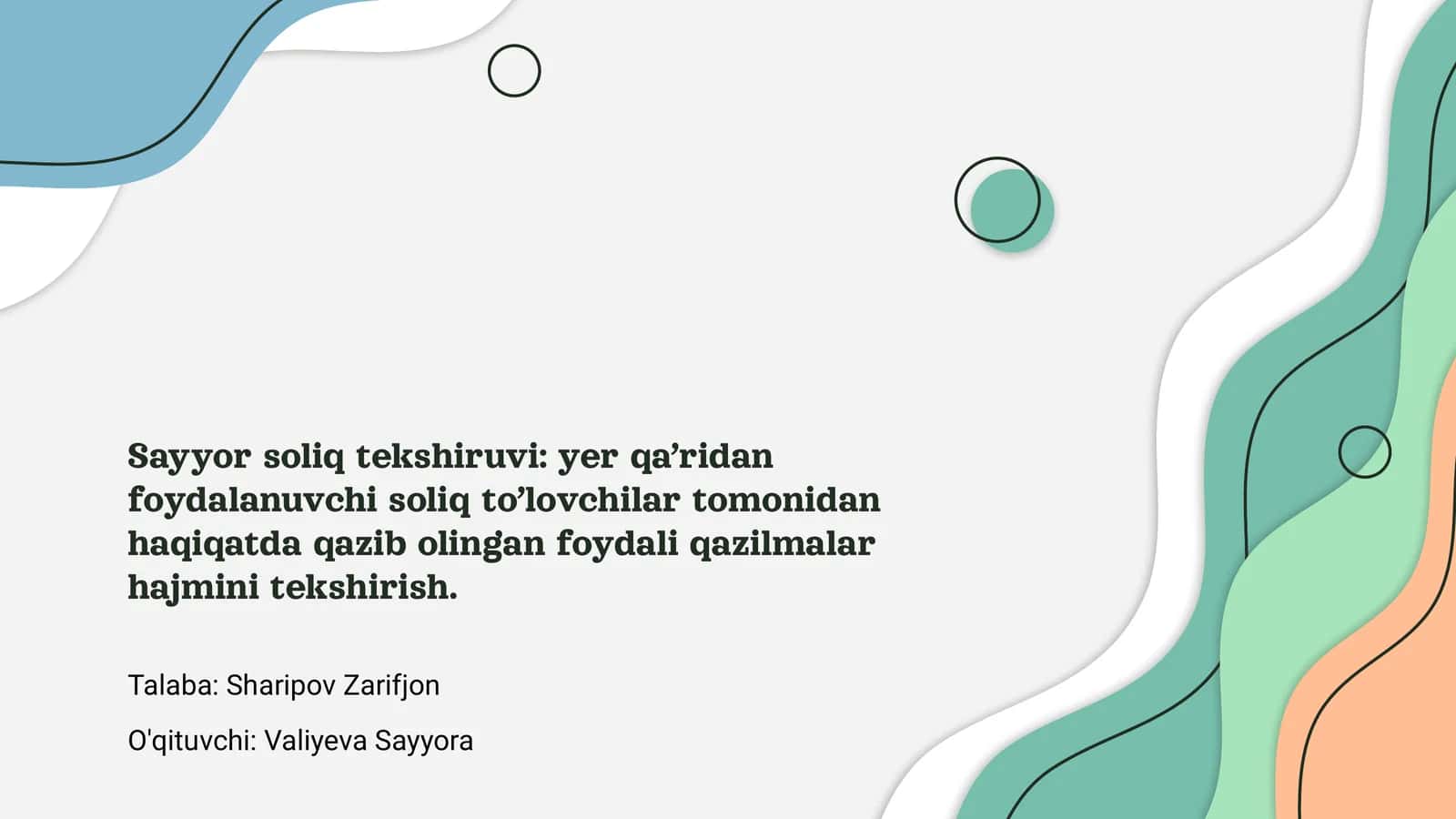 Sayyor soliq tekshiruvi 1