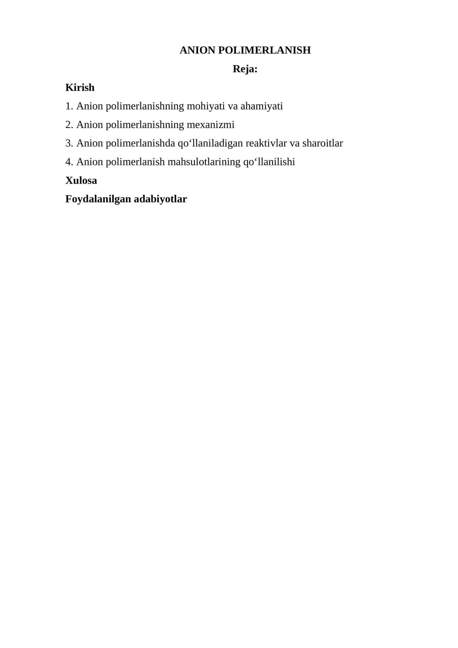 ANION POLIMERLANISH 1