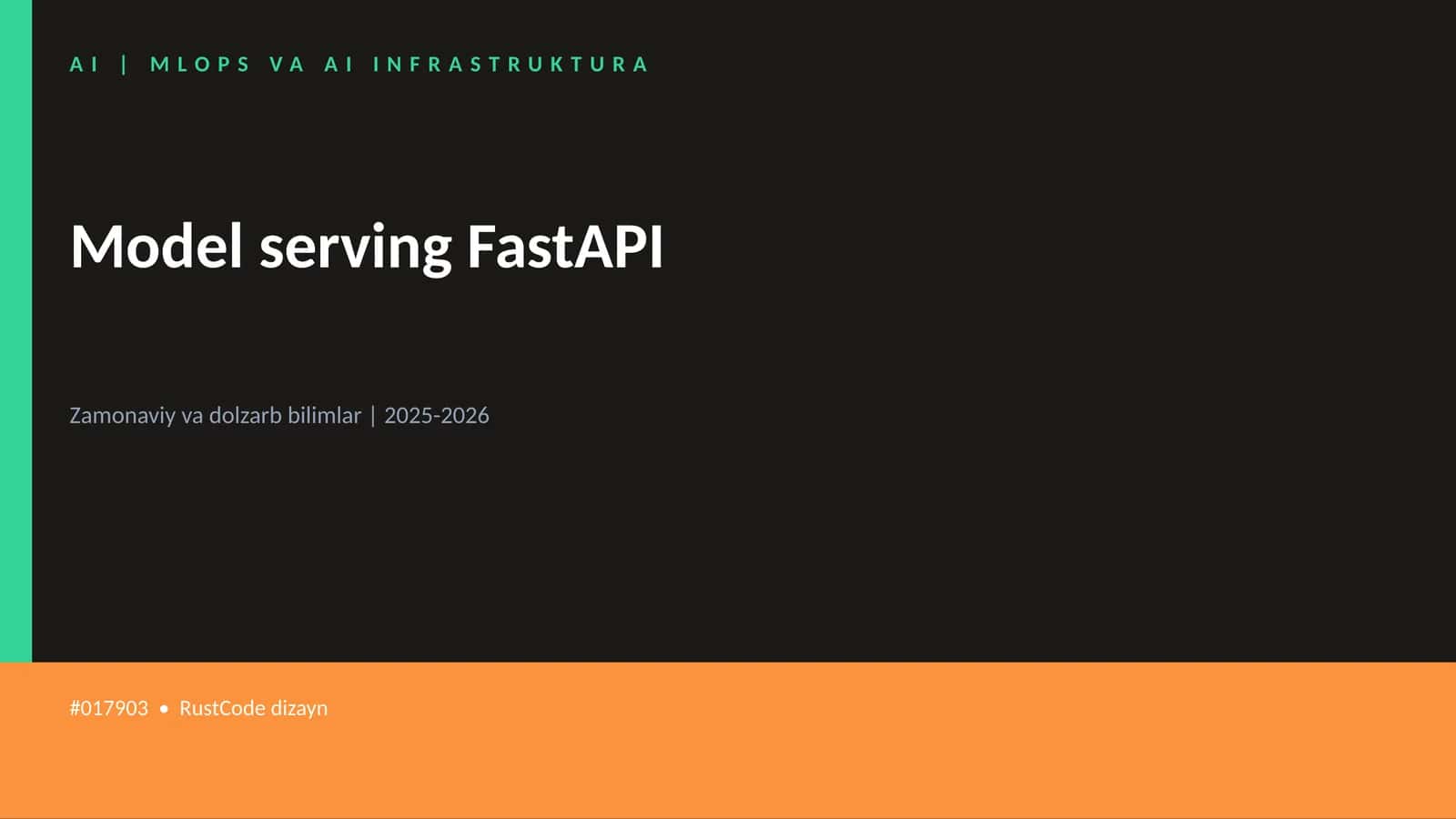 MLOPS VA AI INFRASTRUKTURA 1