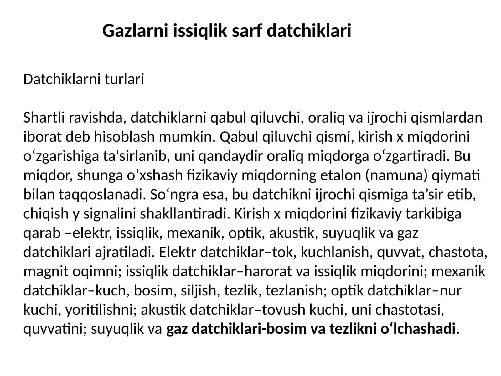 Datchiklar 1