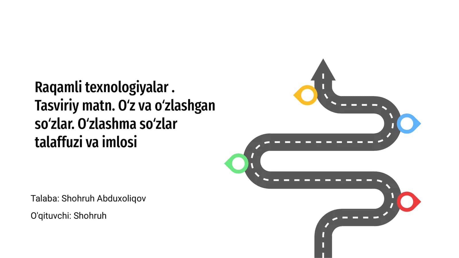 Raqamli texnologiyalar 1