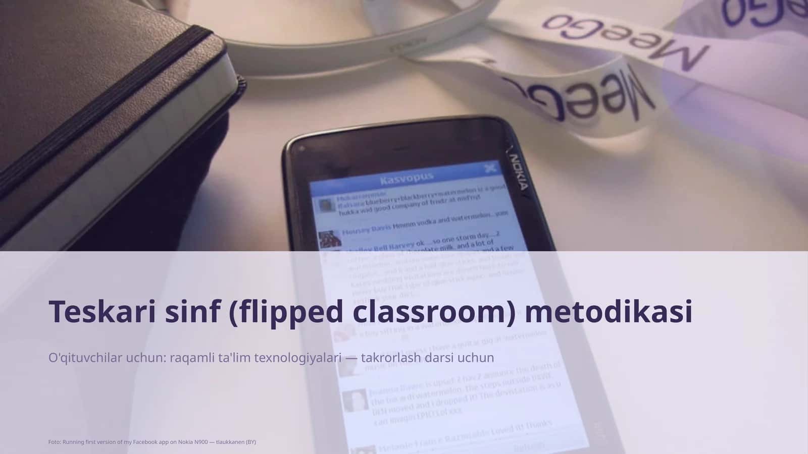Teskari sinf (flipped classroom) metodikasi 1