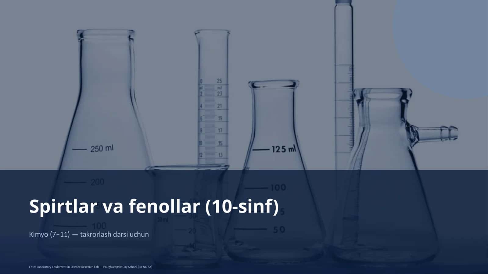 Spirtlar va fenollar (10-sinf) 1