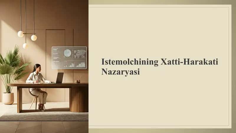 Istemolchining xatti-harakat nazariyasi 1