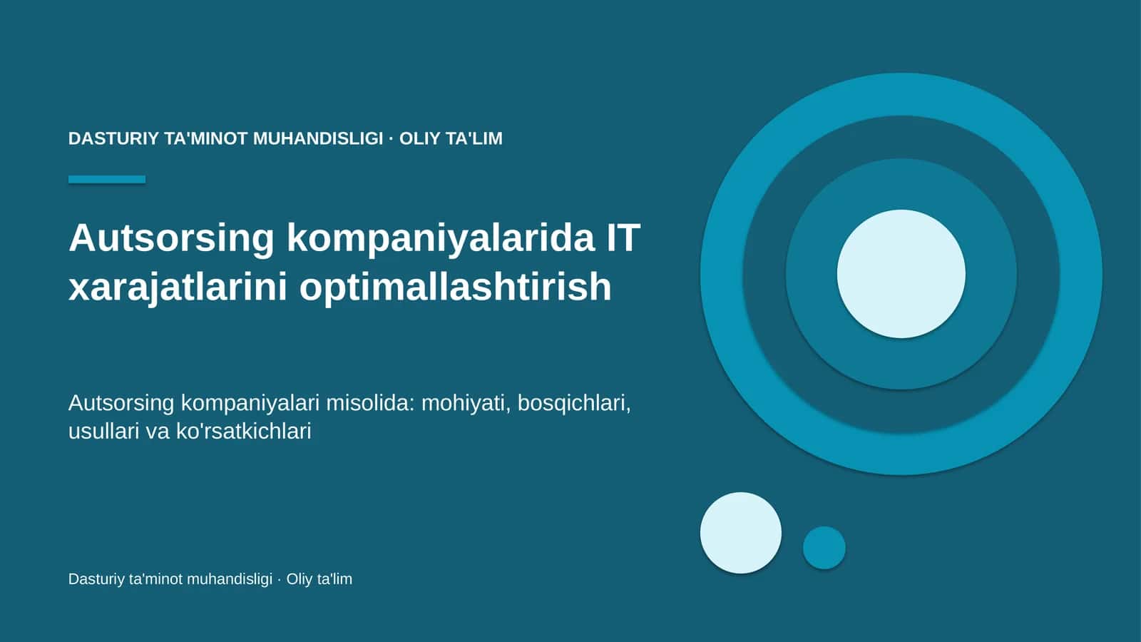 Autsorsing kompaniyalarida IT xarajatlarini optimallashtirish 1