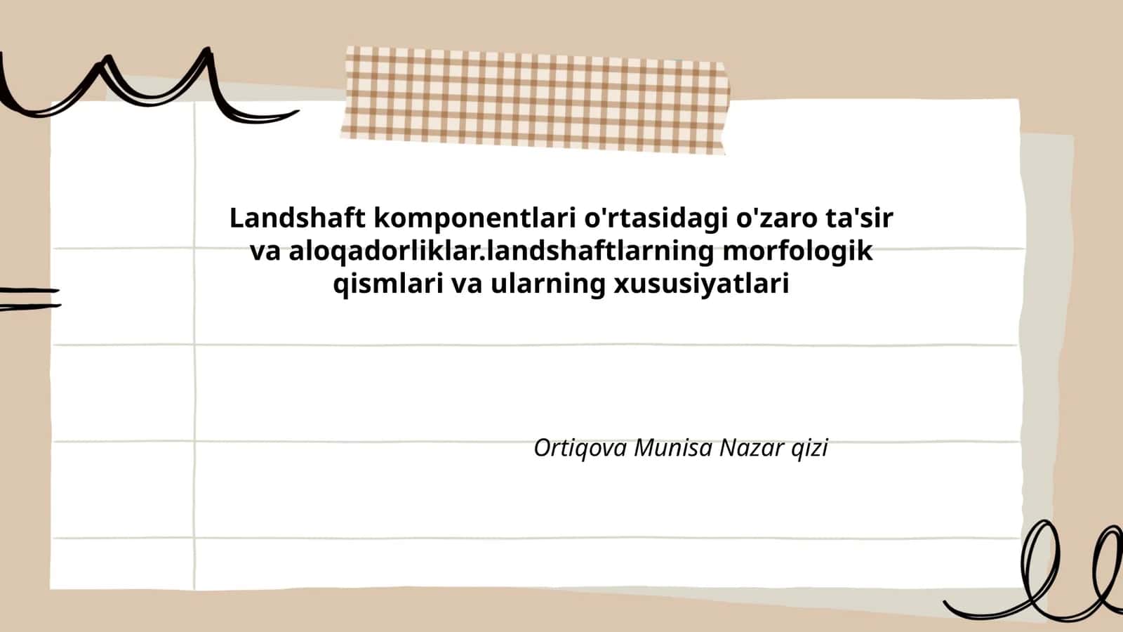Landshaft komponentlari 1