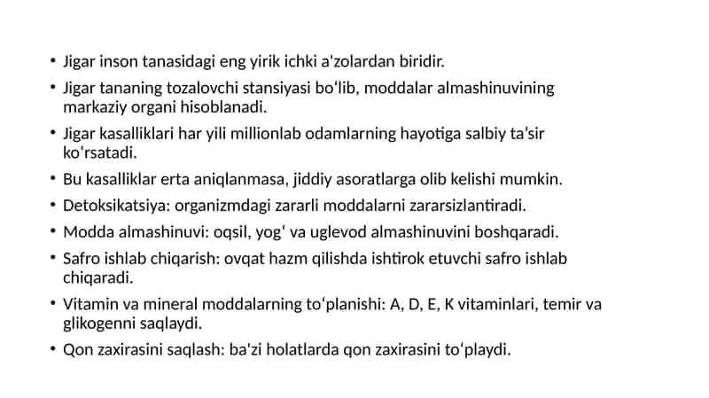 Jigar kasalliklari pptx 1