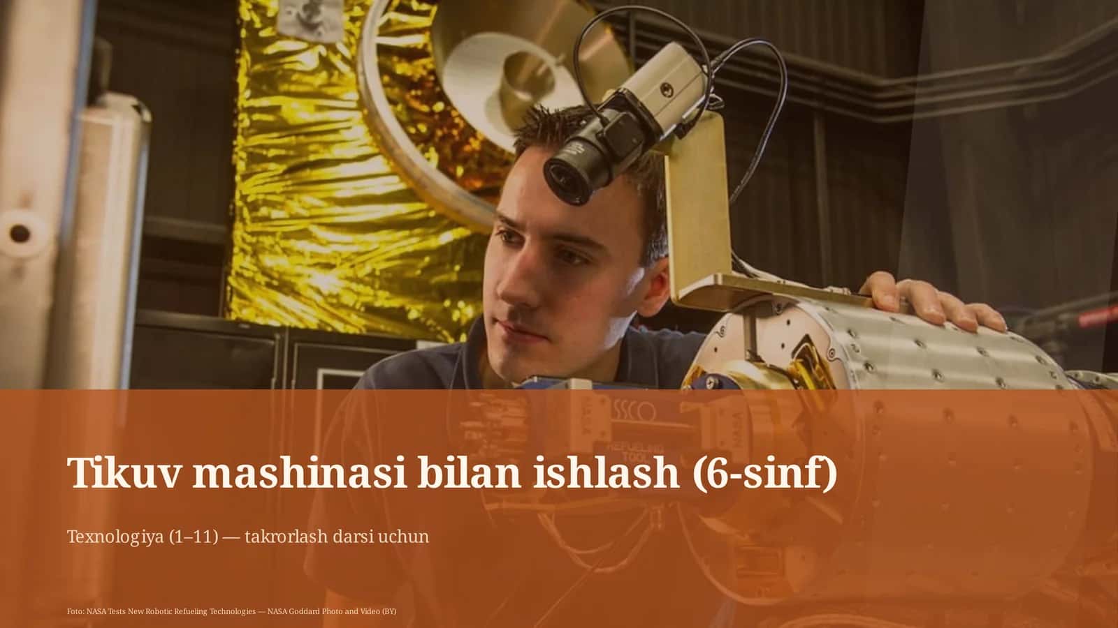 Tikuv mashinasi bilan ishlash (6-sinf) 1