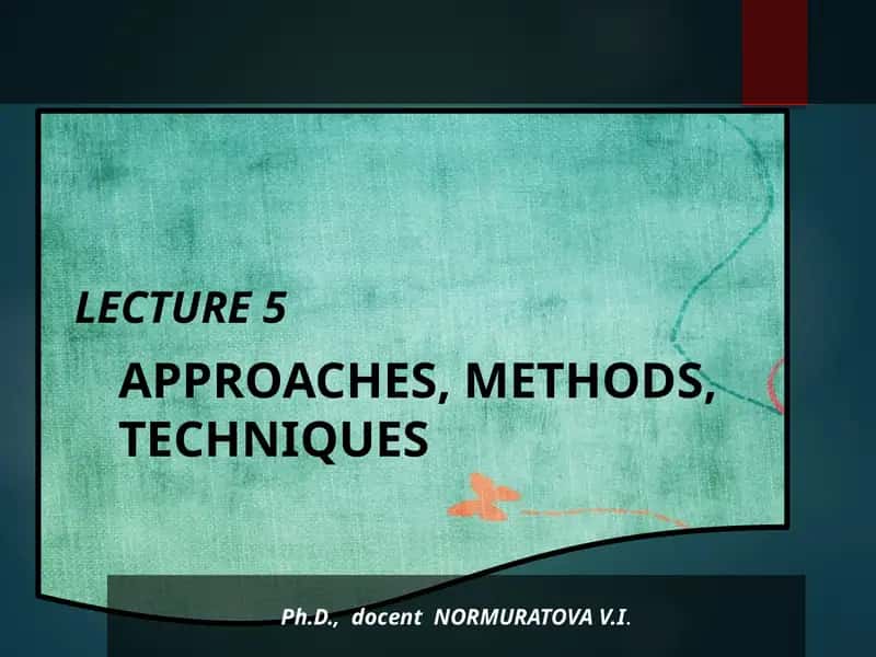 Approaches to teaching language systems for communication 1