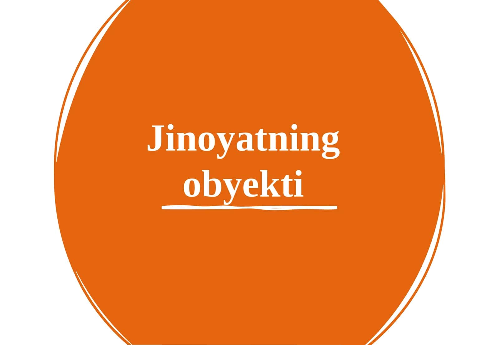 Jinoyatning obyekti 1