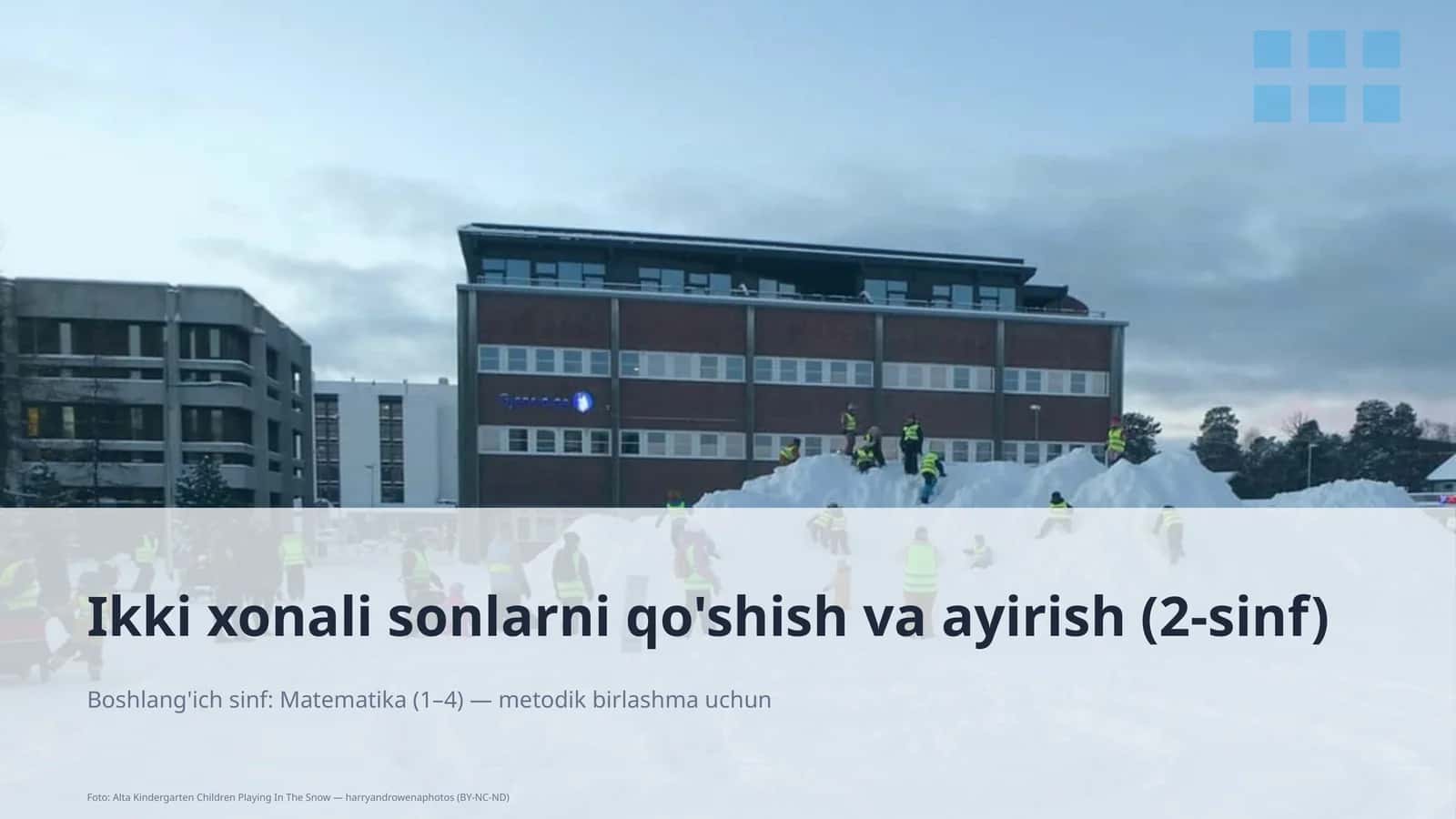 Ikki xonali sonlarni qo'shish va ayirish (2-sinf) 1