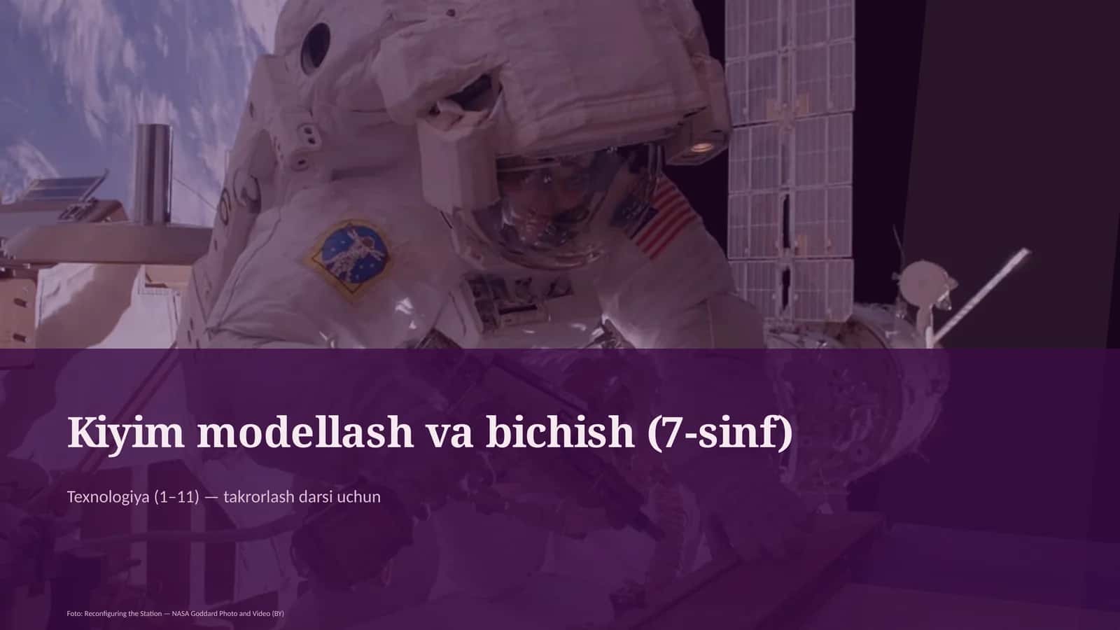Kiyim modellash va bichish (7-sinf) 1