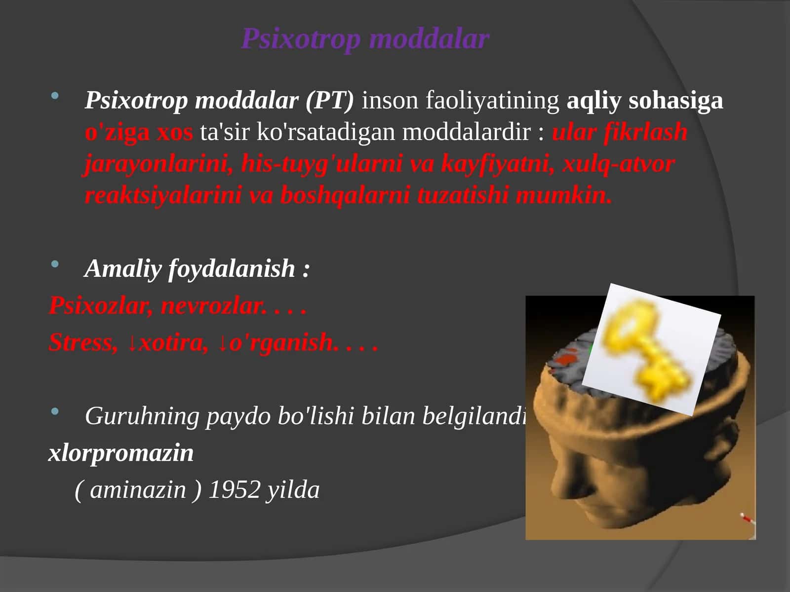 Psixotrop moddalar 1