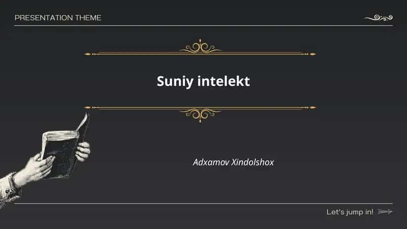 Suniy intelekt 1