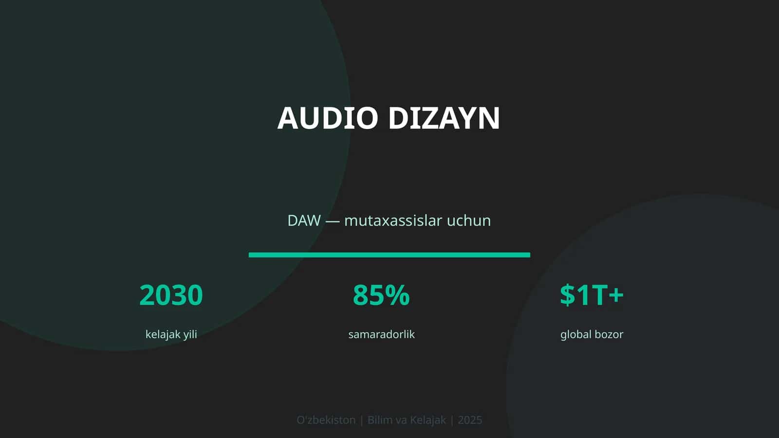 Audio dizayn 1