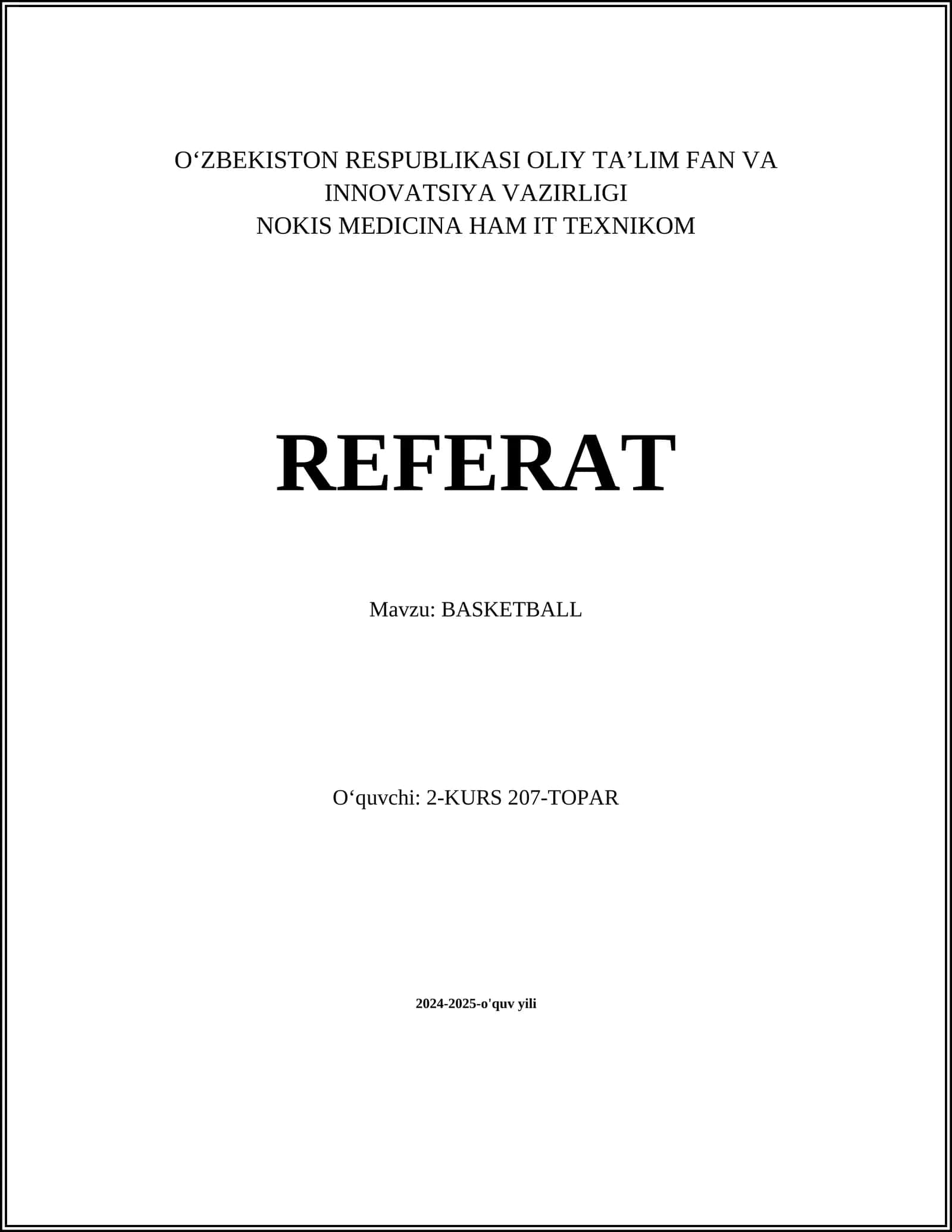 BASKETBALL 1