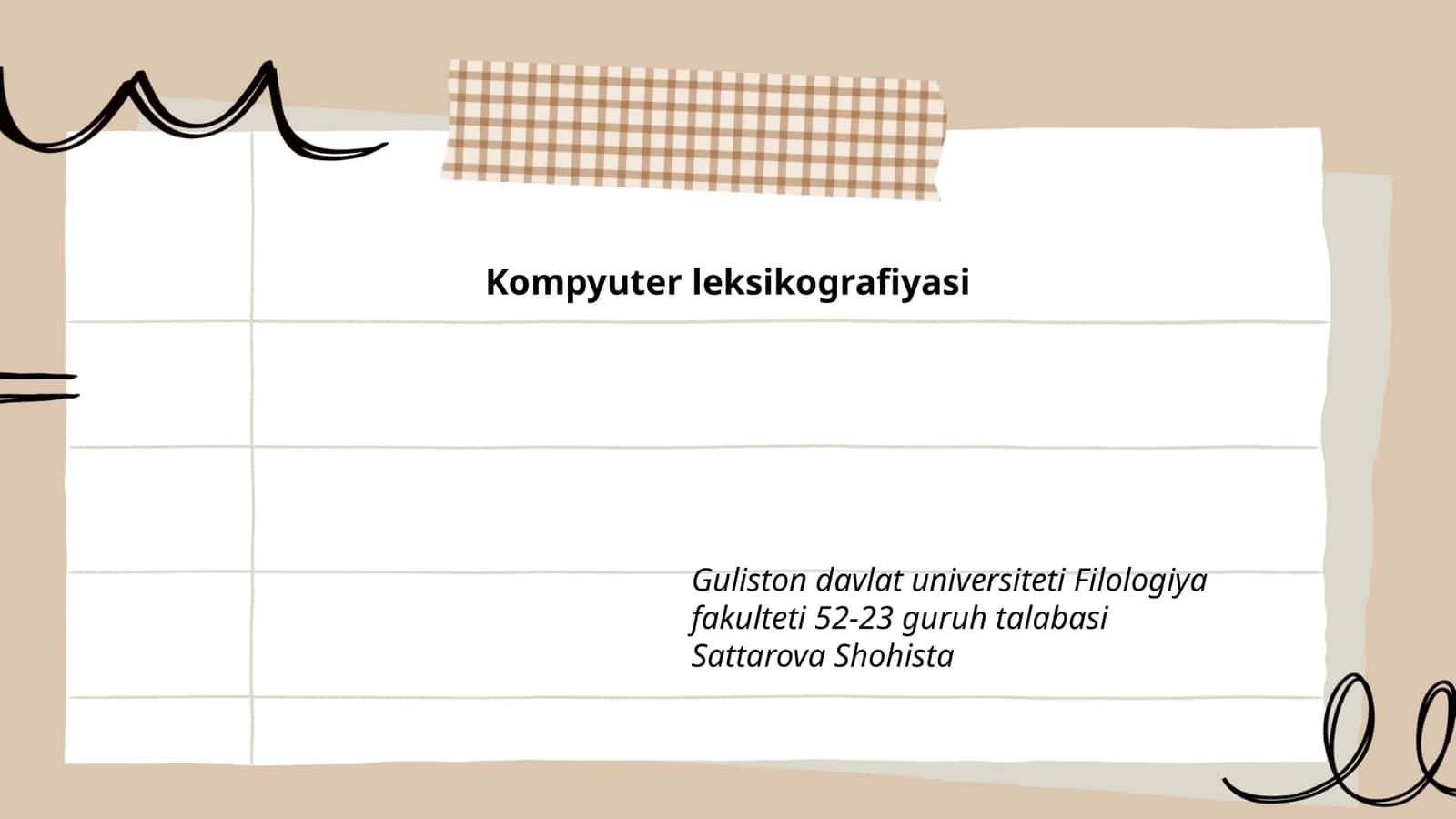 Kompyuter leksikografiyasi 1